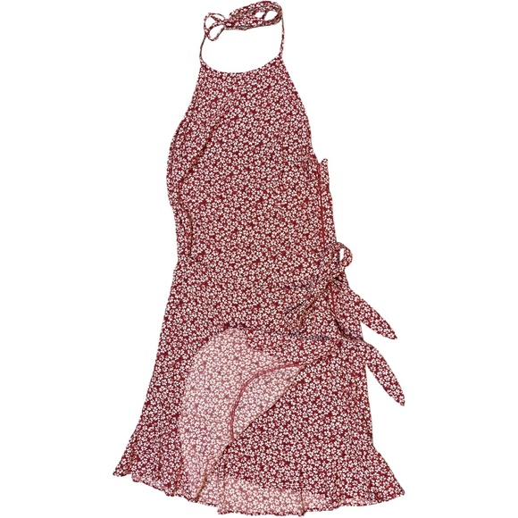 NWT Abercrombie & Fitch Wrap Halter Dress Small - Picture 4 of 6